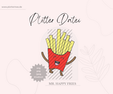 Lade das Bild in den Galerie-Viewer, Plotterdatei Mr. Happy Fries
